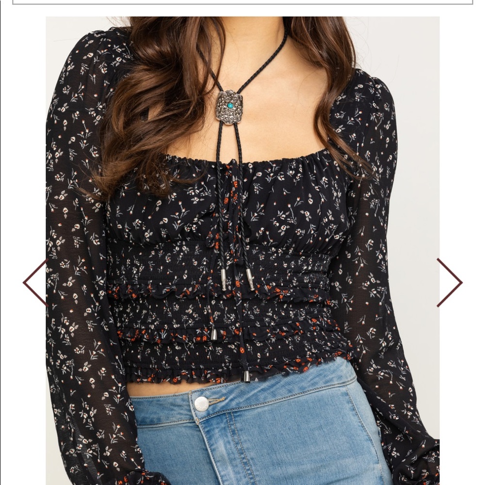 Free People Women's Printed Lolita Top